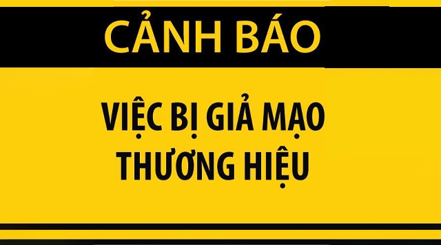 Cảnh báo mạo danh thương hiệu