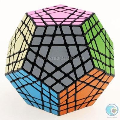 Black Magic Cube  Puzzle Shengshou Megaminx Dodecahedron 