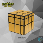 Rubik Qiyi 3x3 Mirror with golden stickers (QYJM02)