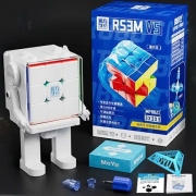 Rubik MoYu RS3M V5 Robot Ball Core UV 3x3 – Nam Châm Lõi Bi Cao Cấp, Bản UV Bóng Đẹp
