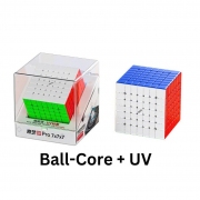 Rubik 7x7 QiYi M Pro 7x7 Ball Core UV Stickerless Chính Hãng - Nam Châm Ball Core Cao Cấp
