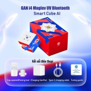 Rubik GAN i4 Maglev UV Kết nối điện thoại Bluetooth Stickerless Chính Hãng – Rubik Smart Cube AI Cao Cấp