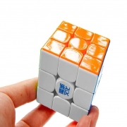 Rubik MoYu WeiLong WRM V11 3x3 M UV Stickerless – Rubik 3x3 nam châm cao cấp MoYu, UV Coating chống trượt, xoay siêu mượt