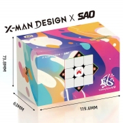Rubik SAOCube Tornado V3 Premium 3x3 Flagship UV Chính Hãng - Speedcube 3x3 Cao Cấp
