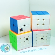 Combo Rubik MoYu WCA Gift Box 2x2-5x5 Stickerless – Bộ Rubik Chính Hãng Cho Người Mới