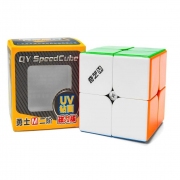 Rubik 2x2 QiYi Warrior 2x2 M UV Stickerless – Rubik Có Nam Châm Chính Hãng