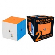 Rubik YuXin Black Kylin 2x2 V2 Stickerless