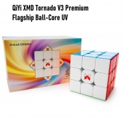 Rubik 3x3 QiYi XMD Tornado V3 Premium Flagship Ball-Core UV Stickerless Chính Hãng